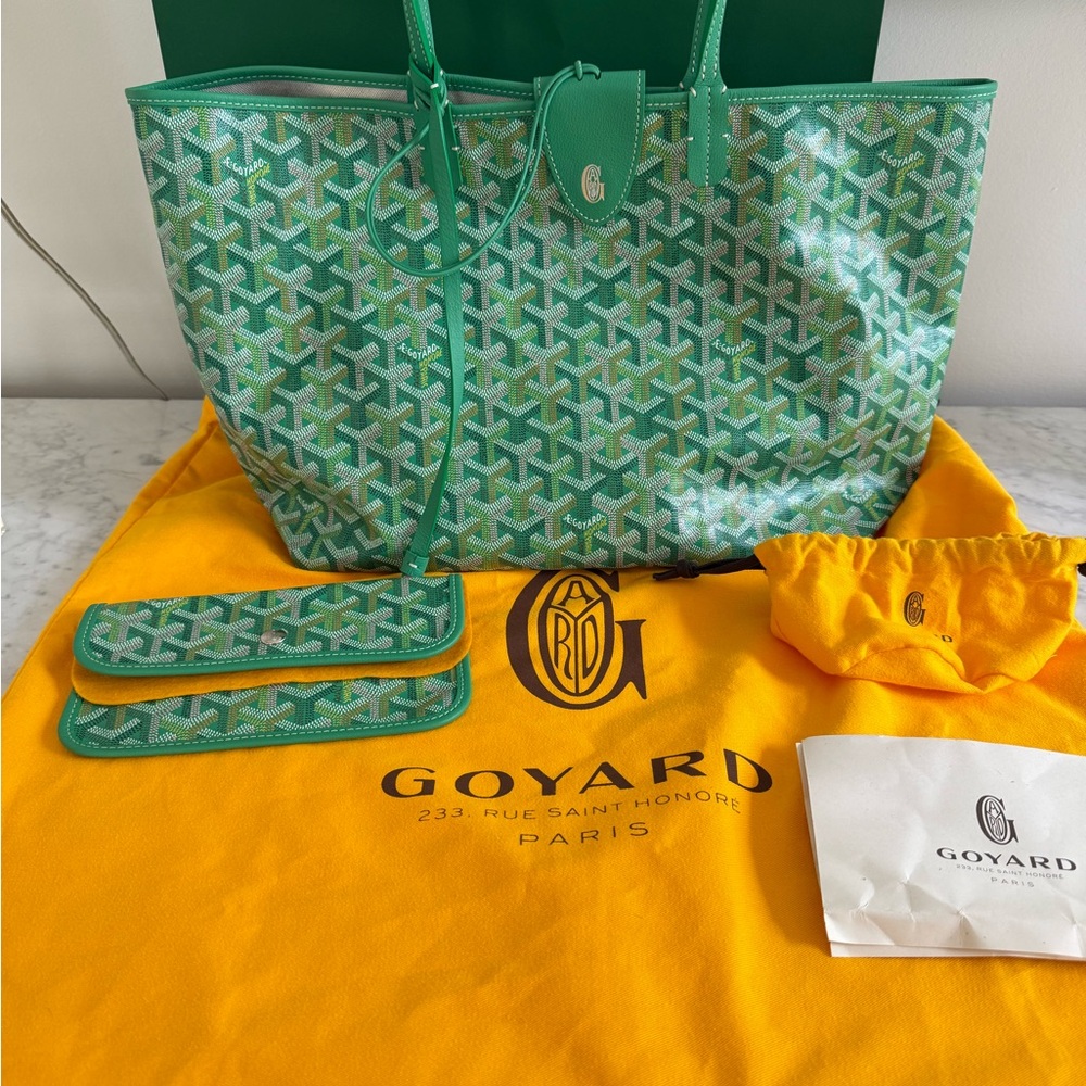 Goyard Saint Louis Tote in Spring Green